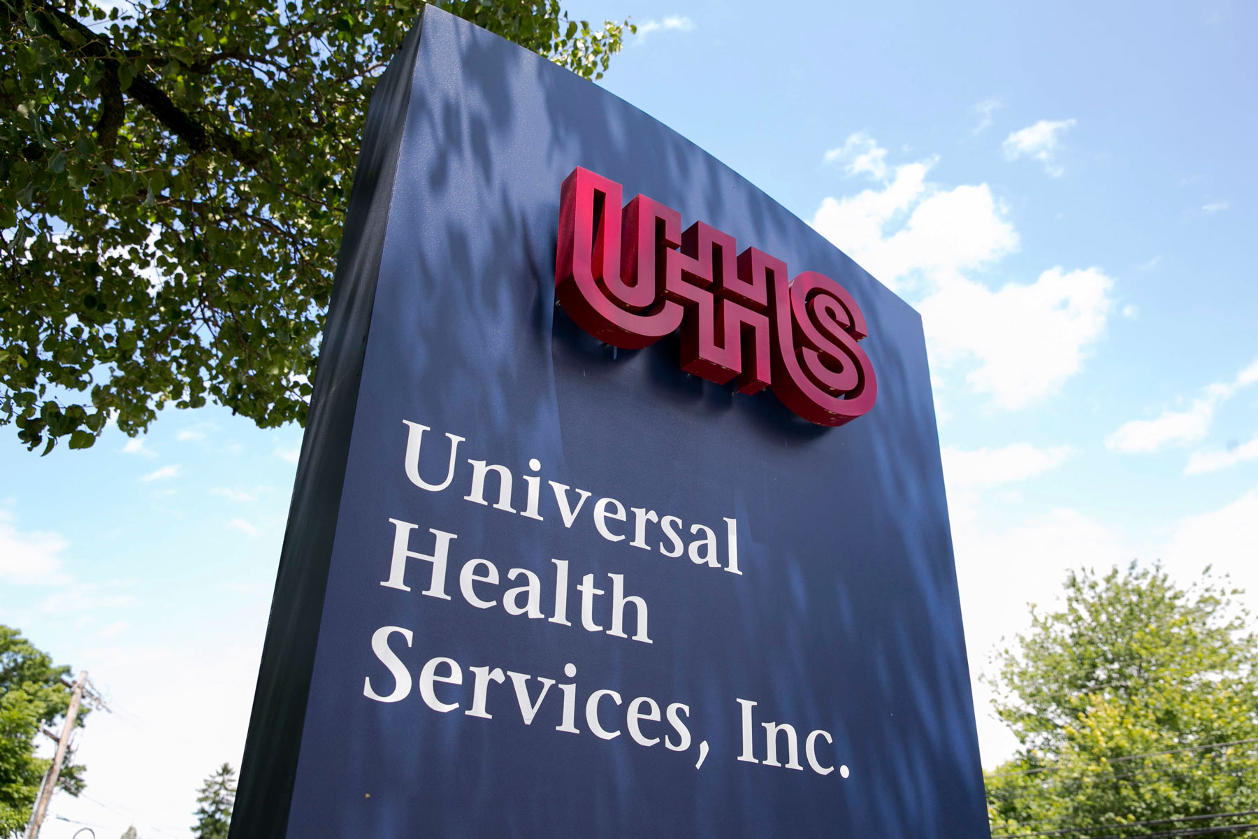 Universal Health Services, Inc., headquarters in King of Prussia, Pennsylvania. (Kris Tripplaar/Sipa USA)