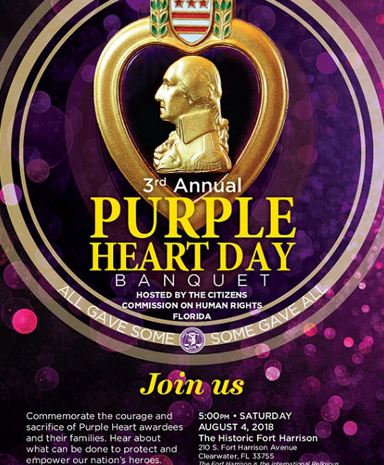3rd Annual Purple Heart Day Banquet
