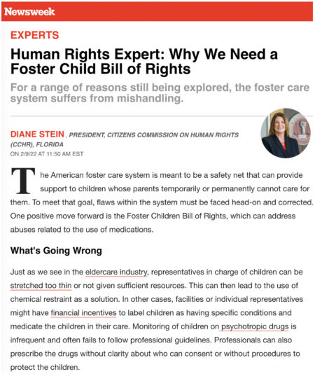 Human Rights Expert: Why We Need A Foster Child Bill Of Rights ...